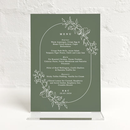 Bridget Matching Small Table Sign