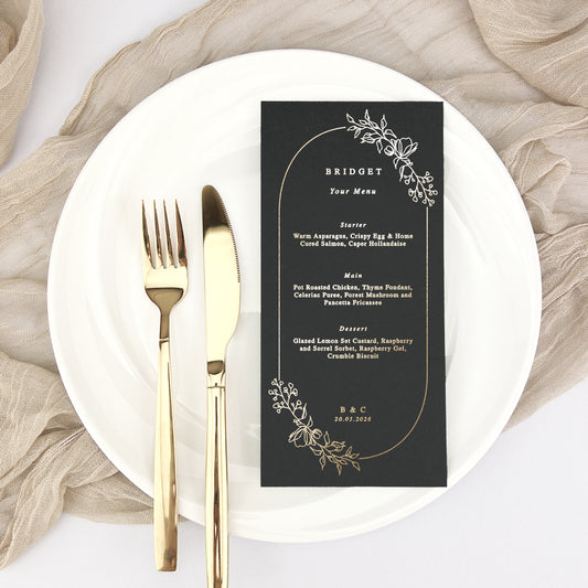 Bridget Personalised Guest Menu