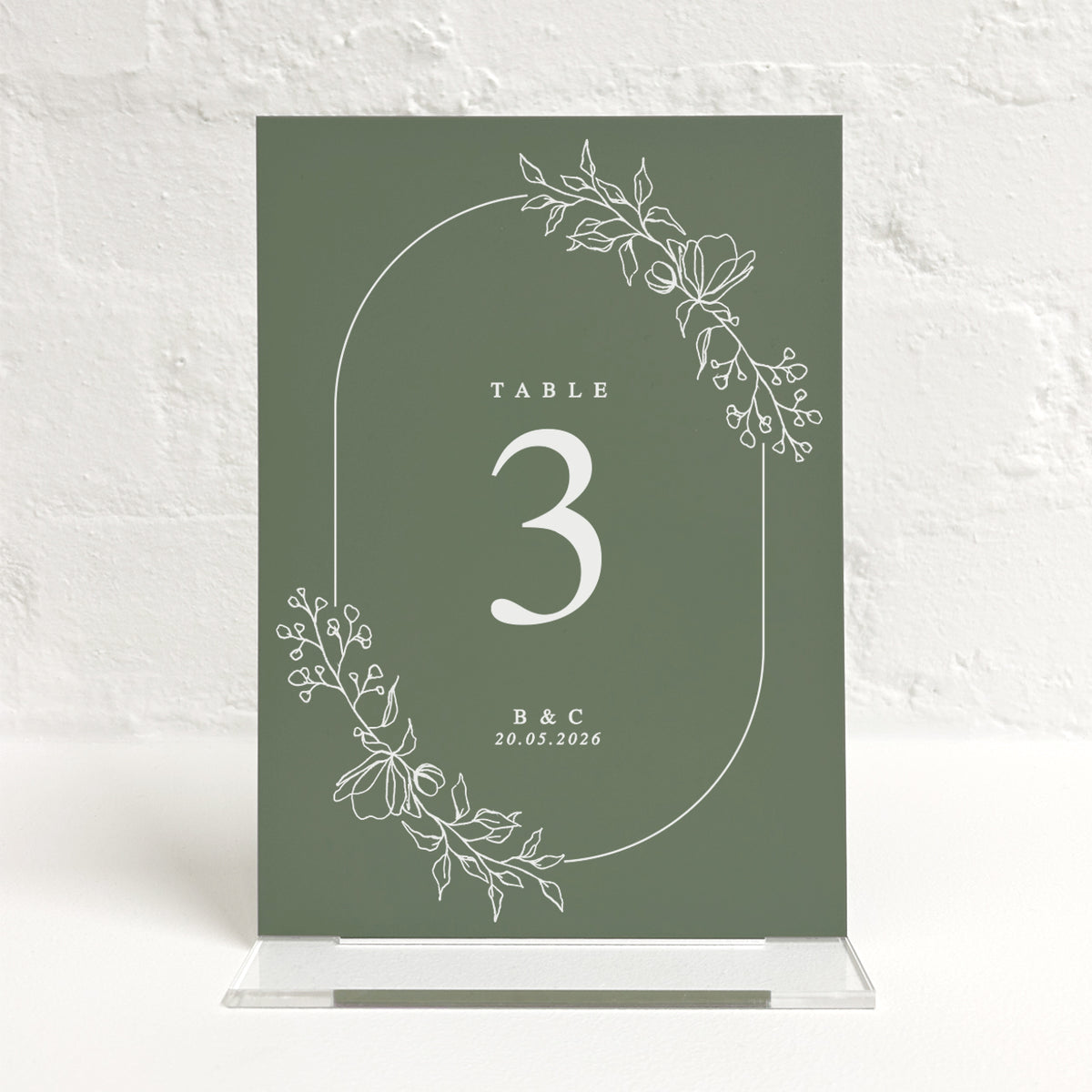 Bridget Matching Small Table Sign