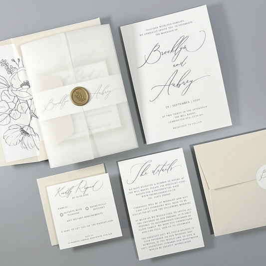 Brooklyn Wedding Invitation