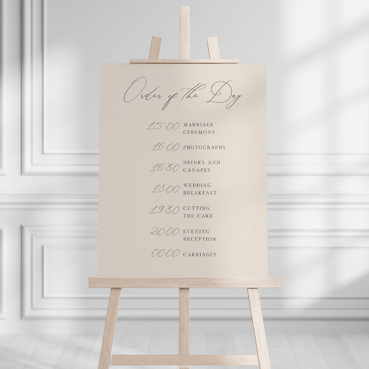 Brooklyn Order of the Day Sign