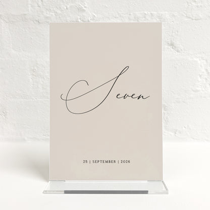 Brooklyn Matching Small Table Sign