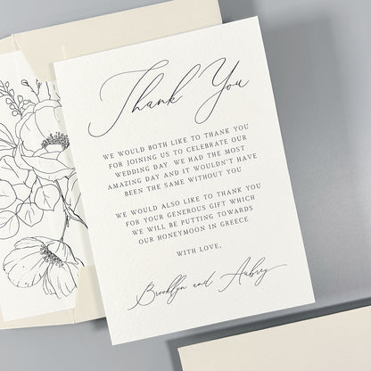 Brooklyn Thank You Card