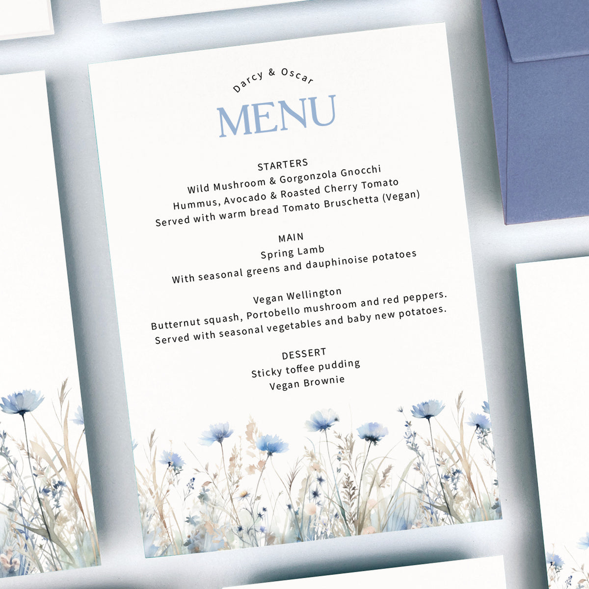 Darcy Menu