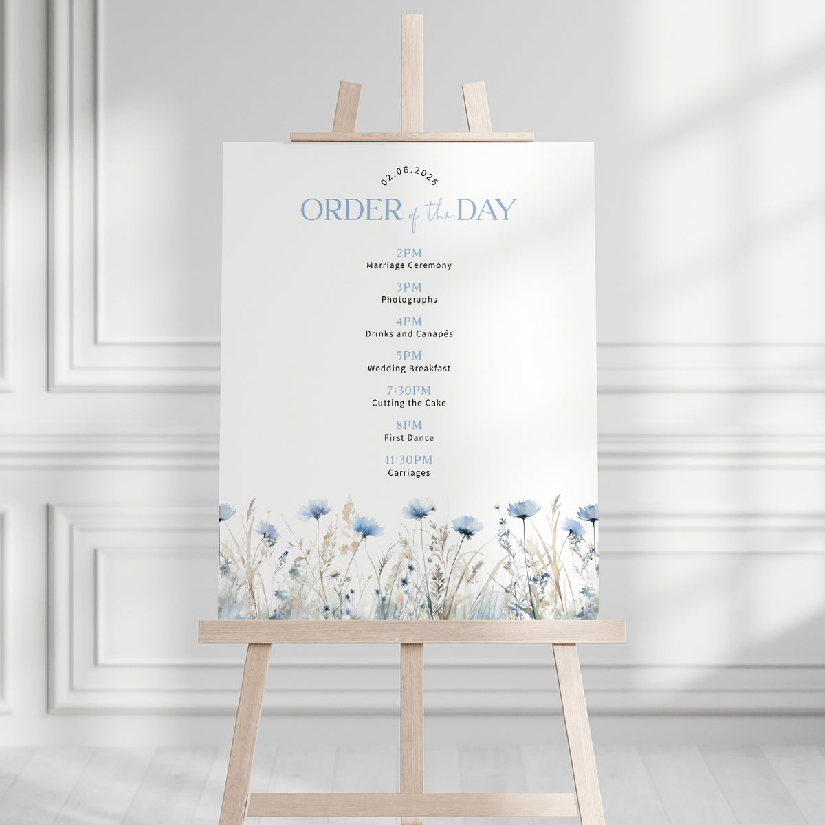 Darcy Order of the Day Sign