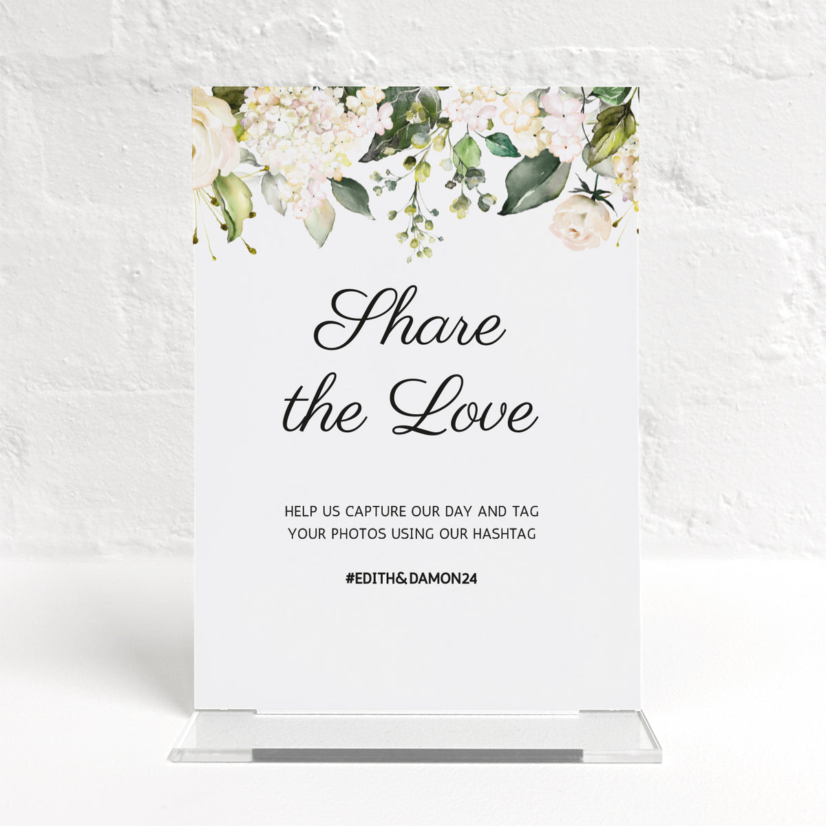 Edith Matching Small Table Sign
