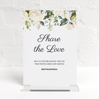 Edith Matching Small Table Sign