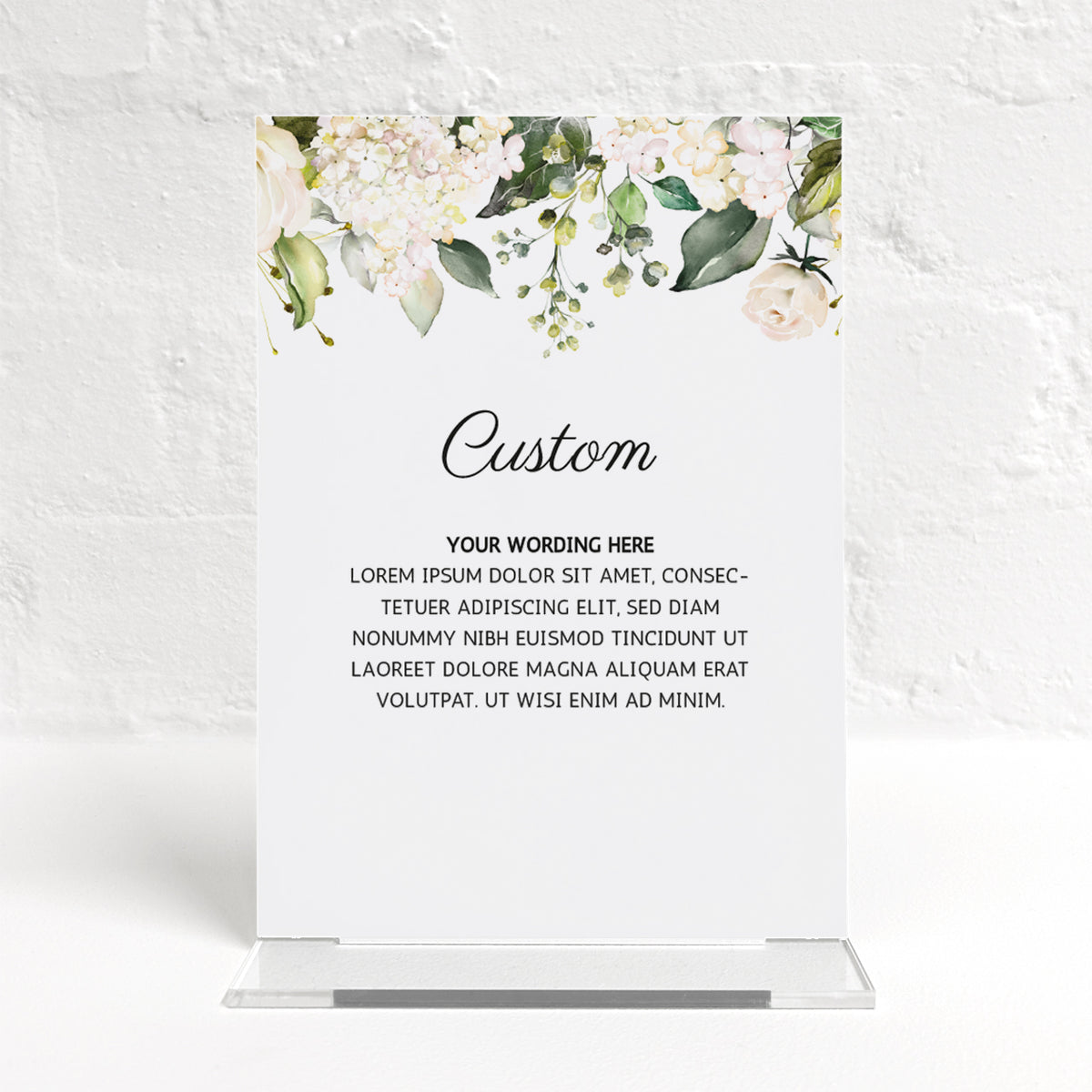 Edith Matching Small Table Sign