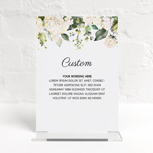 Edith Matching Small Table Sign