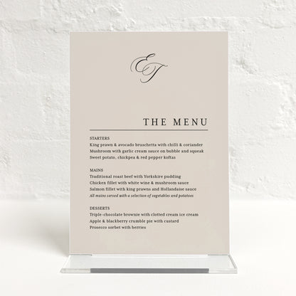 Eloise Matching Small Table Sign