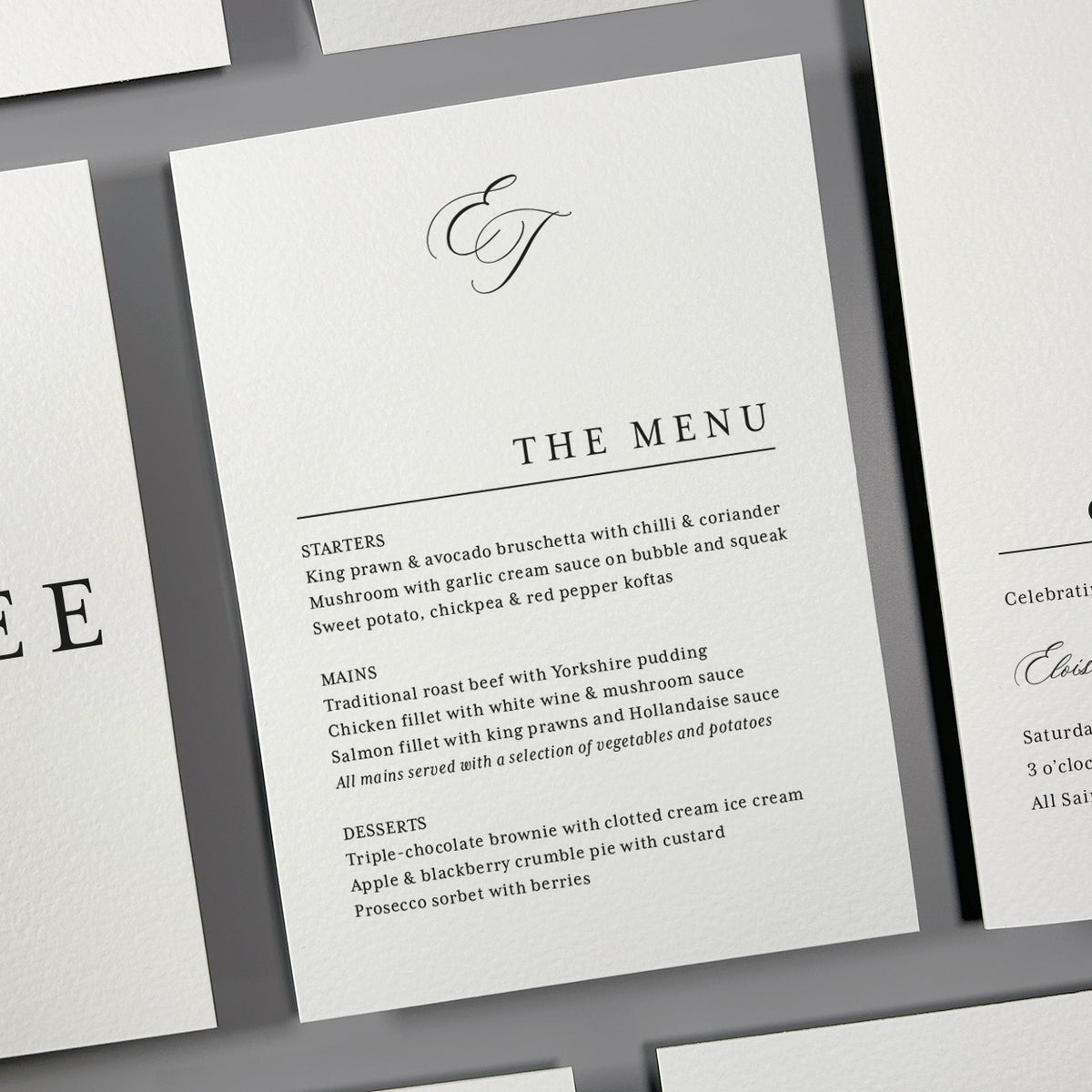 Eloise Menu