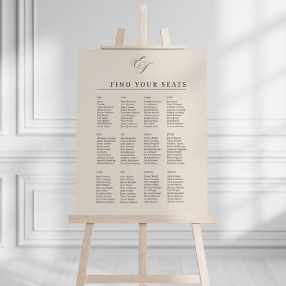 Eloise Seating Plan