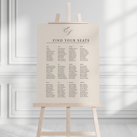 Eloise Seating Plan