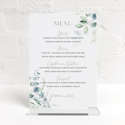 Emma Matching Small Table Sign