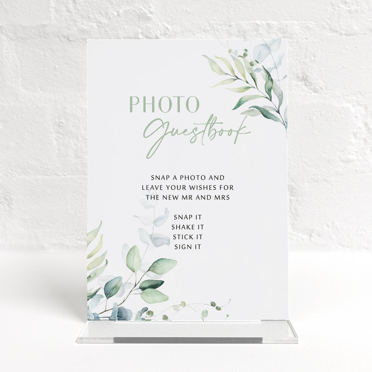 Emma Matching Small Table Sign