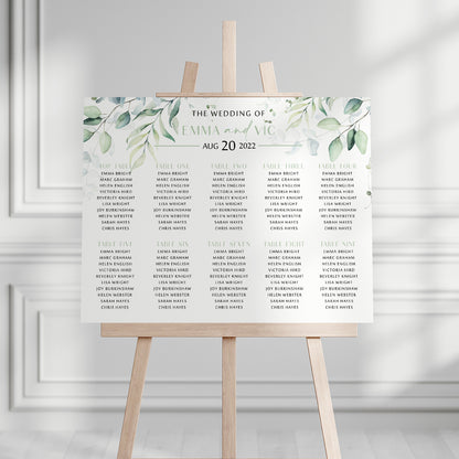 Emma Seating Plan