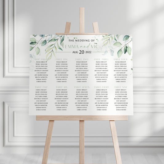 Emma Seating Plan