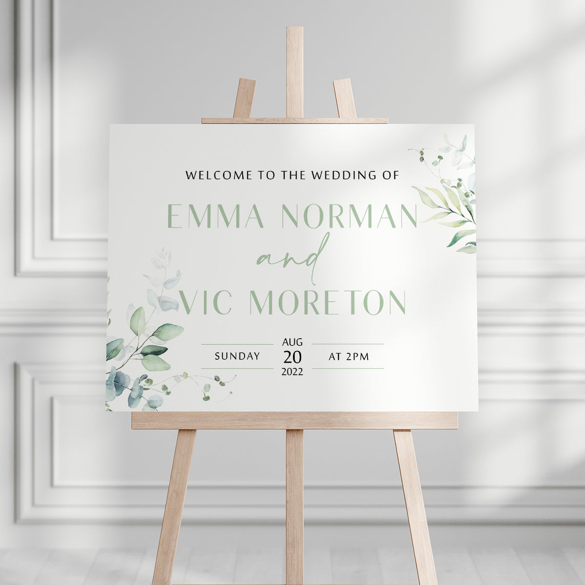 Emma Welcome Sign