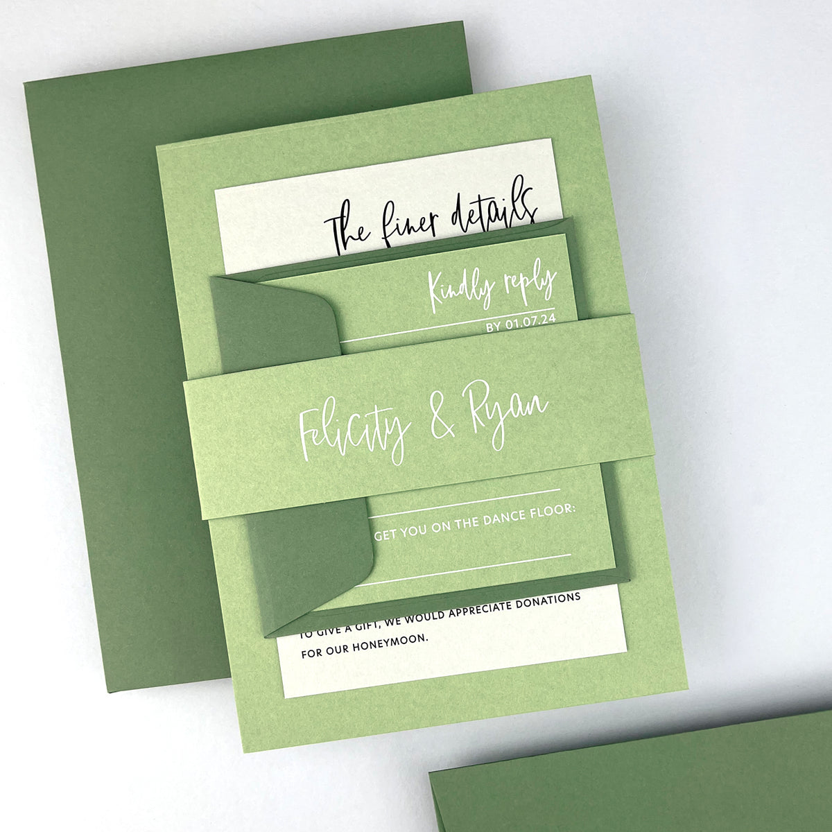Felicity Parcel Wedding Invitation