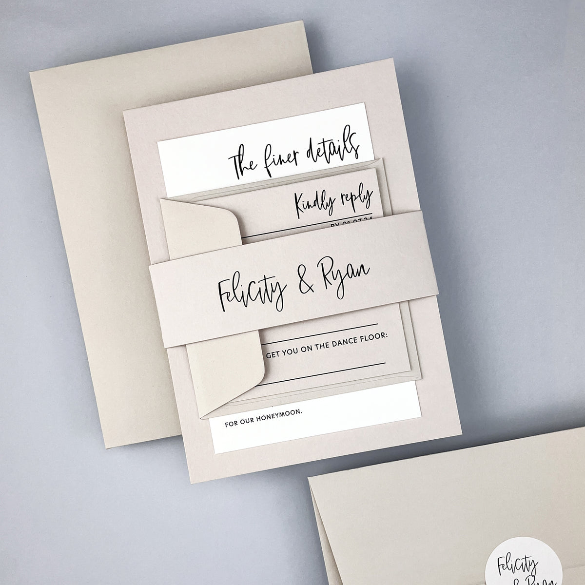 Felicity Parcel Wedding Invitation