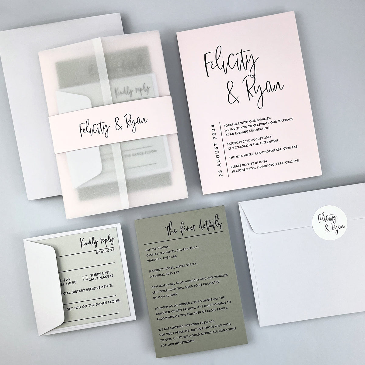 Felicity Parcel Sample