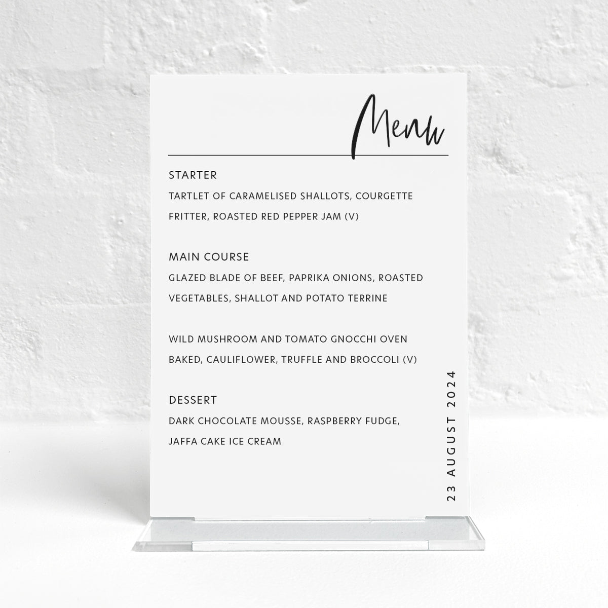 Felicity Matching Small Table Sign