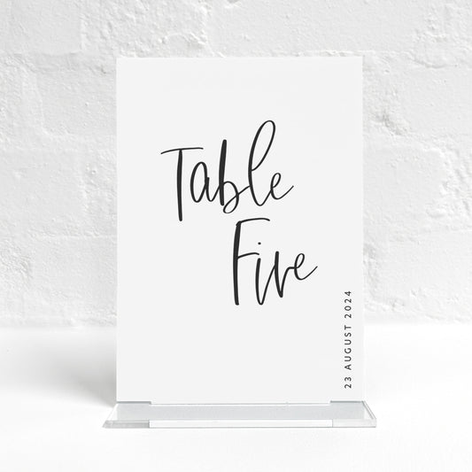 Felicity Matching Small Table Sign