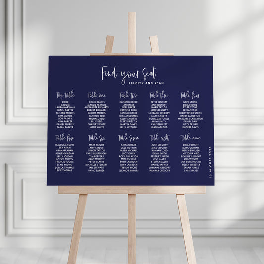 Felicity Seating Plan