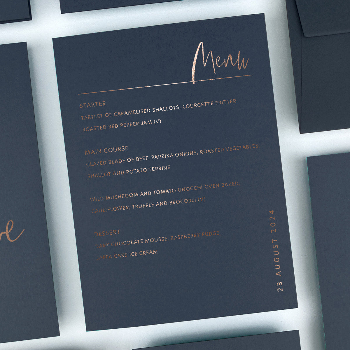 Felicity Menu