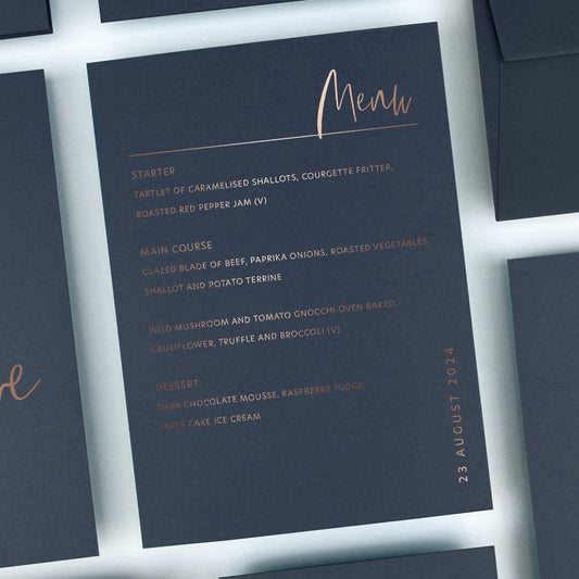 Felicity Menu