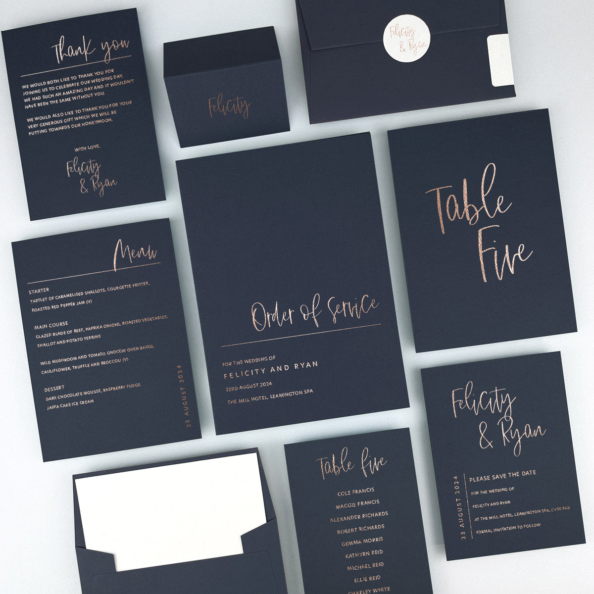 Felicity Menu