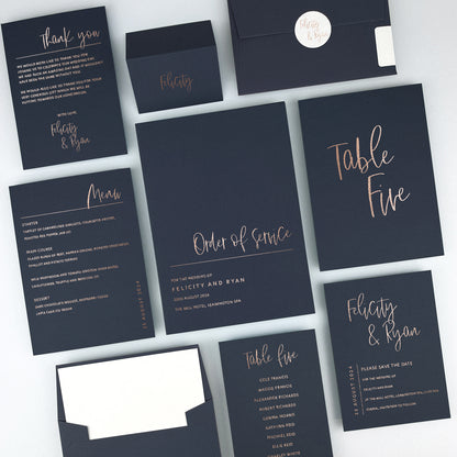Felicity Menu