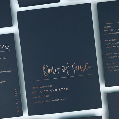 Felicity Order of Service
