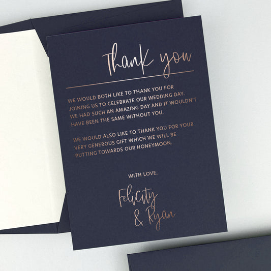 Felicity Thank You Card