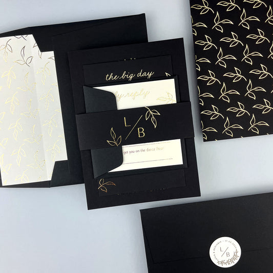 Layla Parcel Wedding Invitation