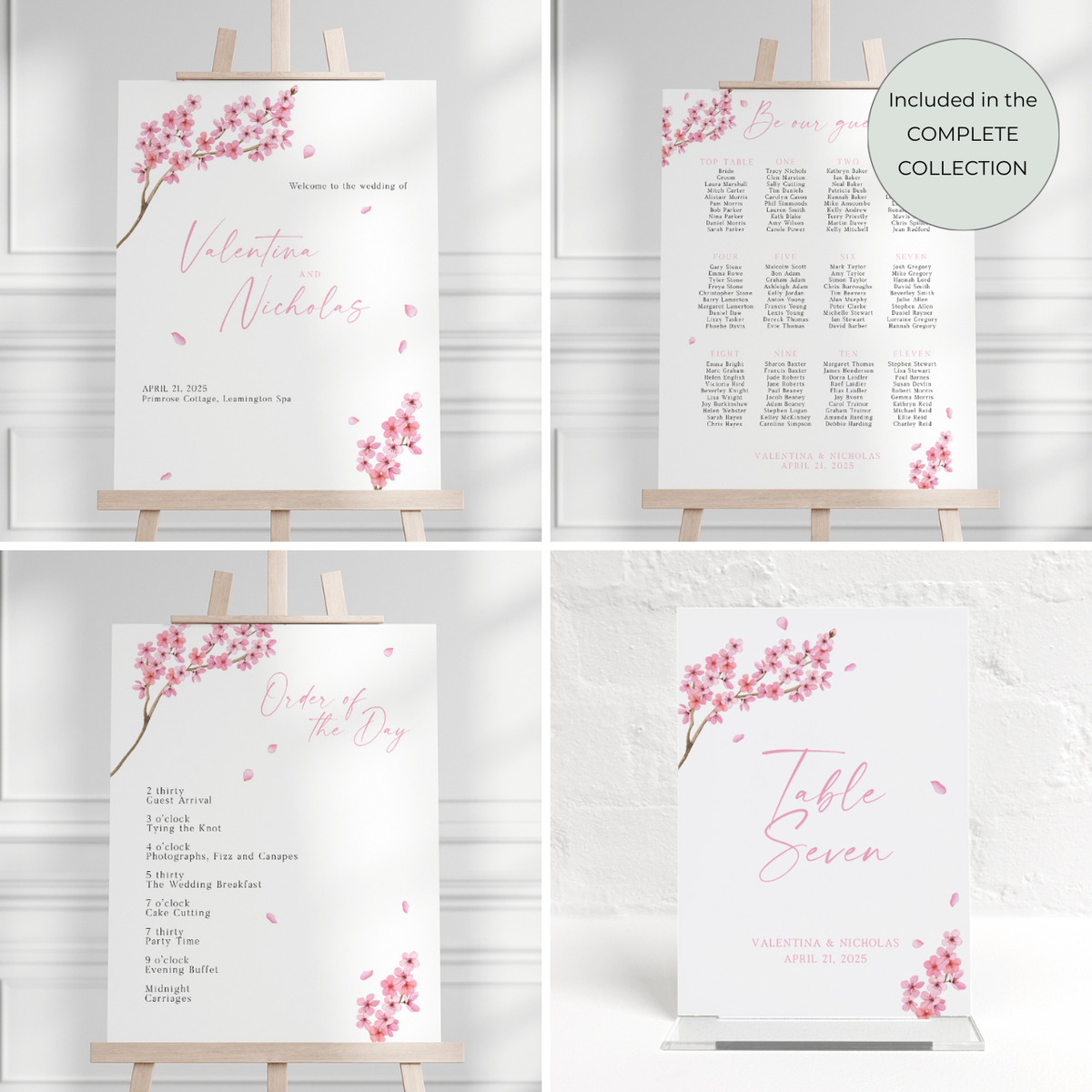 Valenitina Editable Invitation Suite