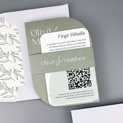 Olive Wedding Invitation