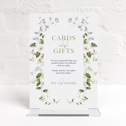 Ivy Matching Small Table Sign