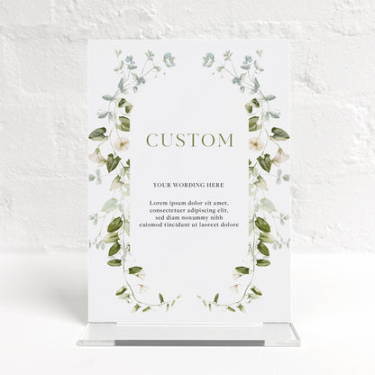 Ivy Matching Small Table Sign