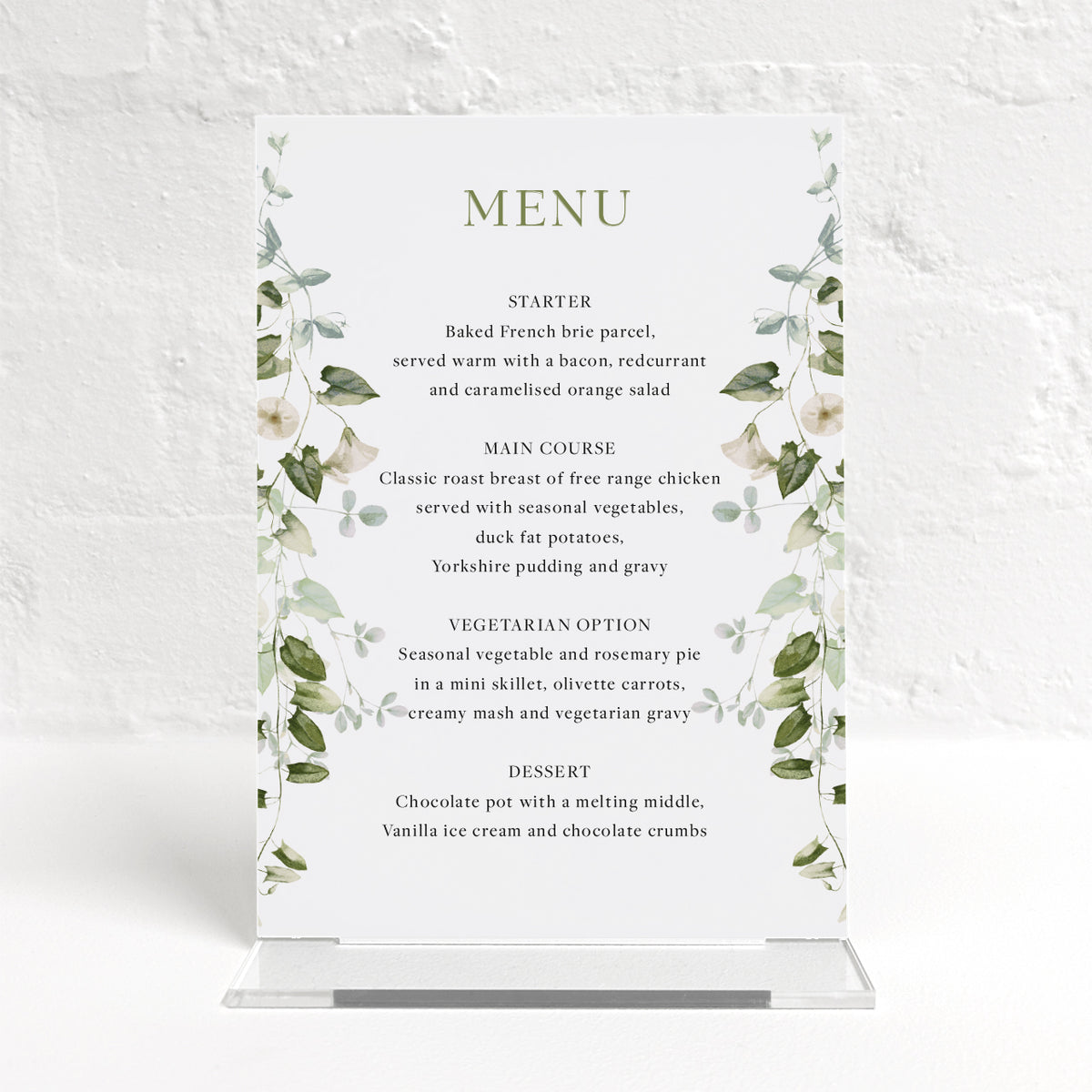 Ivy Matching Small Table Sign
