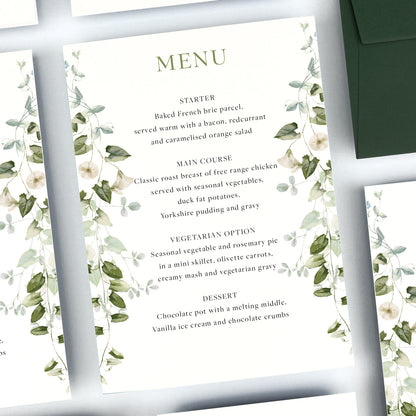 Ivy Menu