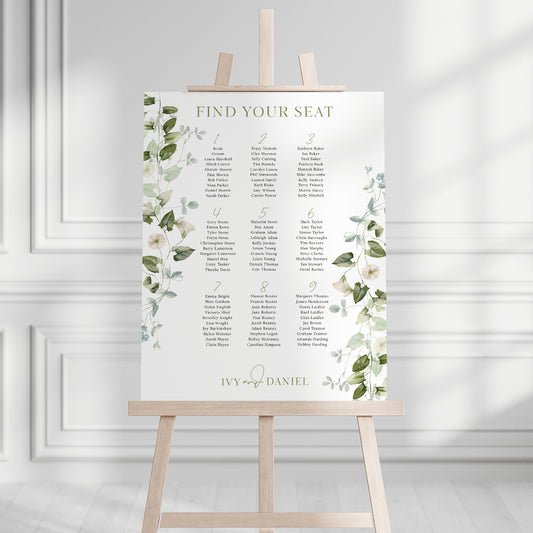 Ivy Seating Plan