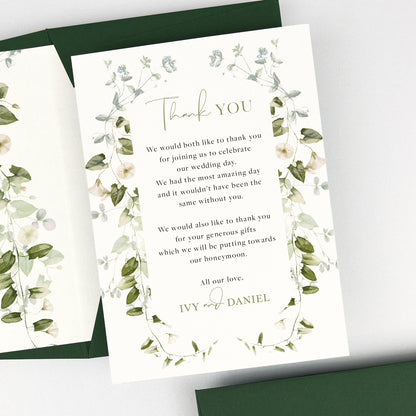 Ivy Thank You Card