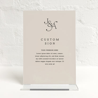 Jessie Matching Small Table Sign