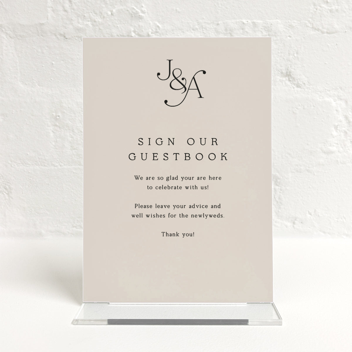 Jessie Matching Small Table Sign