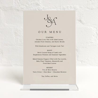 Jessie Matching Small Table Sign