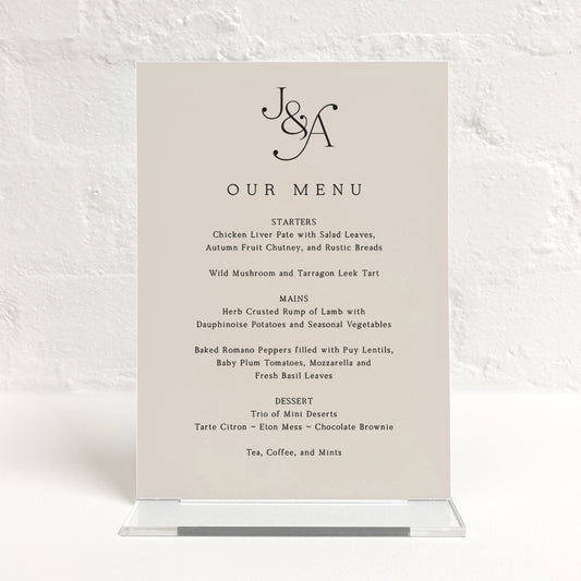 Jessie Matching Small Table Sign