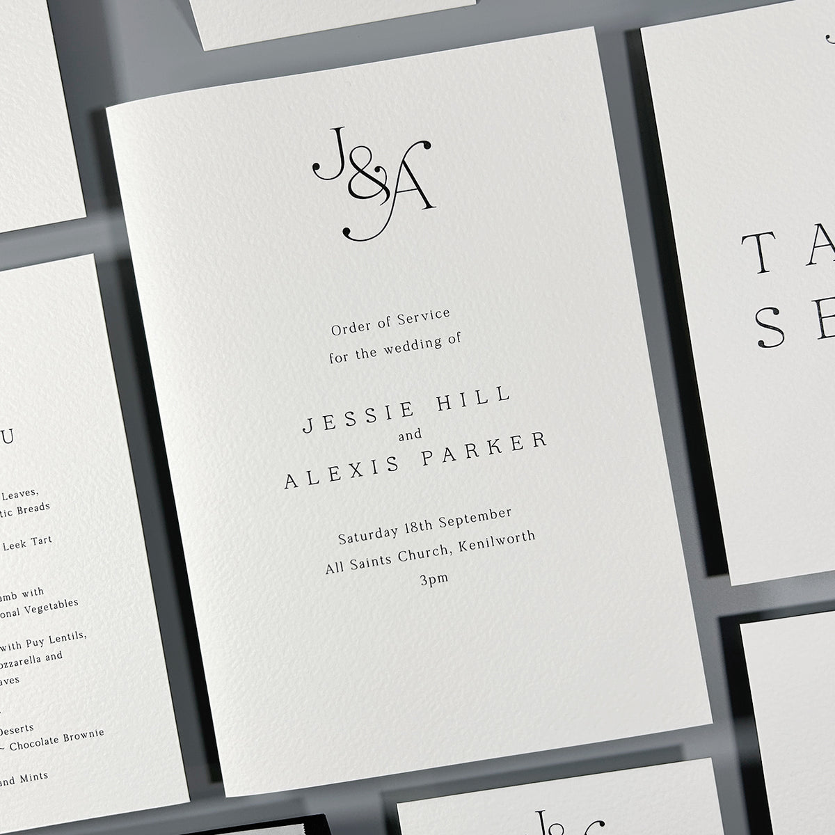 Jessie Order of Service