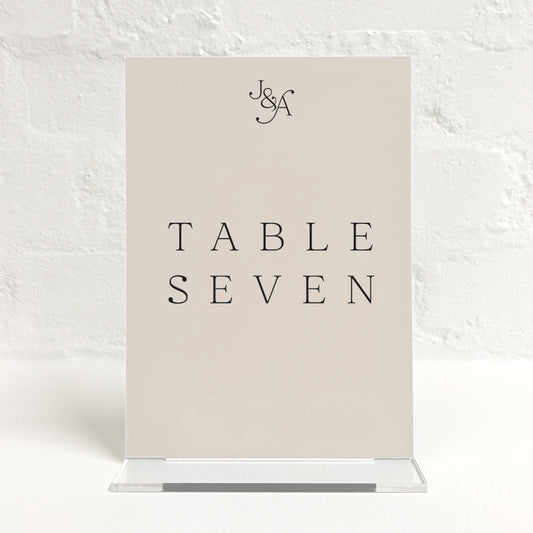 Jessie Matching Small Table Sign