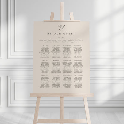 Jessie Seating Plan